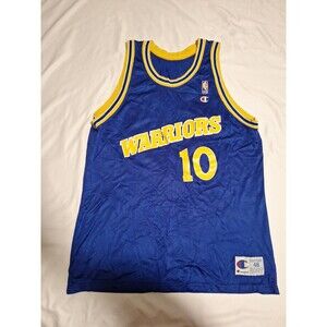 Vintage Hardaway Golden State Warriors Champion Jersey Size 48 NBA Jersey